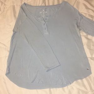 Baby Blue Simple Shirt From American Eagle 🦅